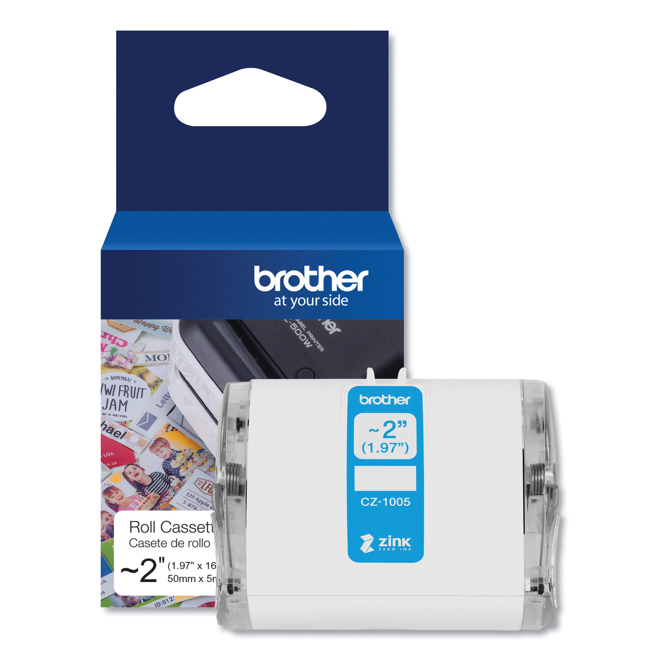 Rollo De Etiquetas Genuine Cz-1005 De 50 Mm X 5 M, Tinta Zink Zero De 50 Mm X 5 M - Venta Internacional.