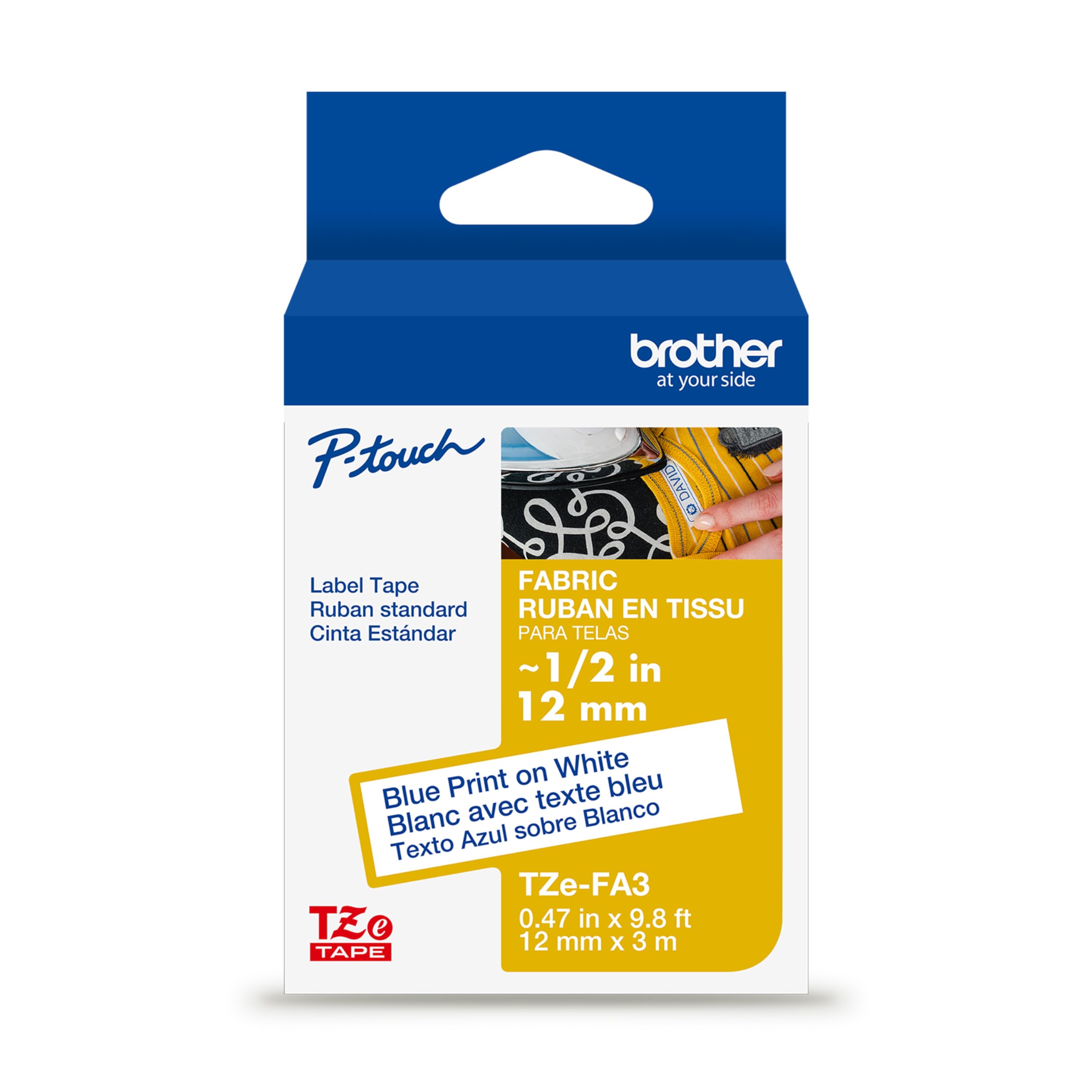 Foto 1 | Cinta Adhesiva De Tela Brother Genuine P-touch Tze Azul Marino - Venta Internacional.
