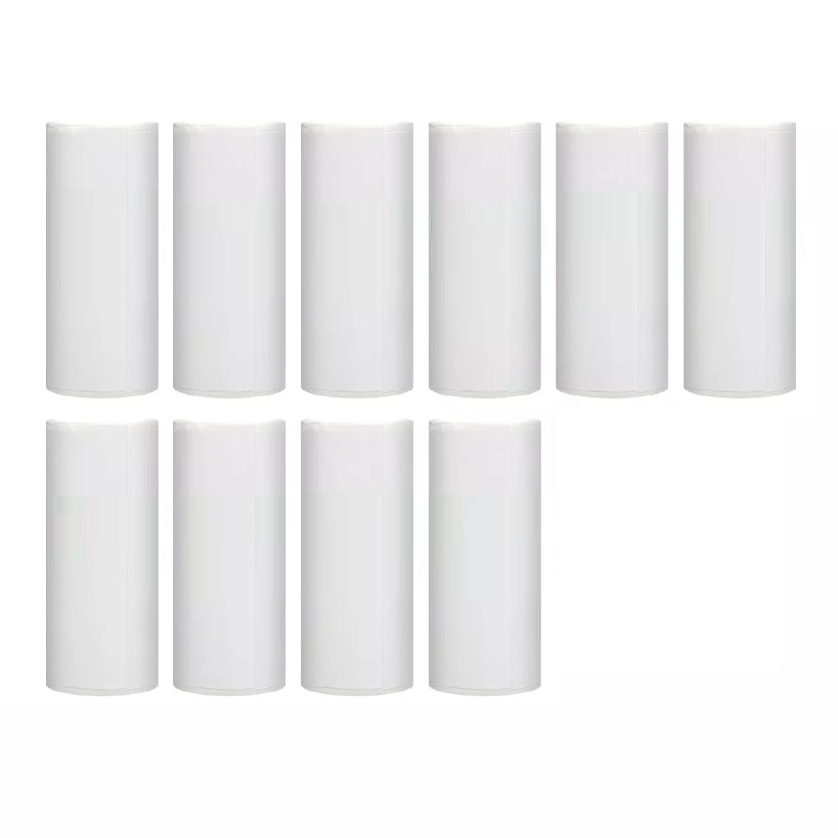 10 Rollos De Papel De Impresora Térmica Autoadhesivo Eo Safe Imports Esi-17179 Blanco