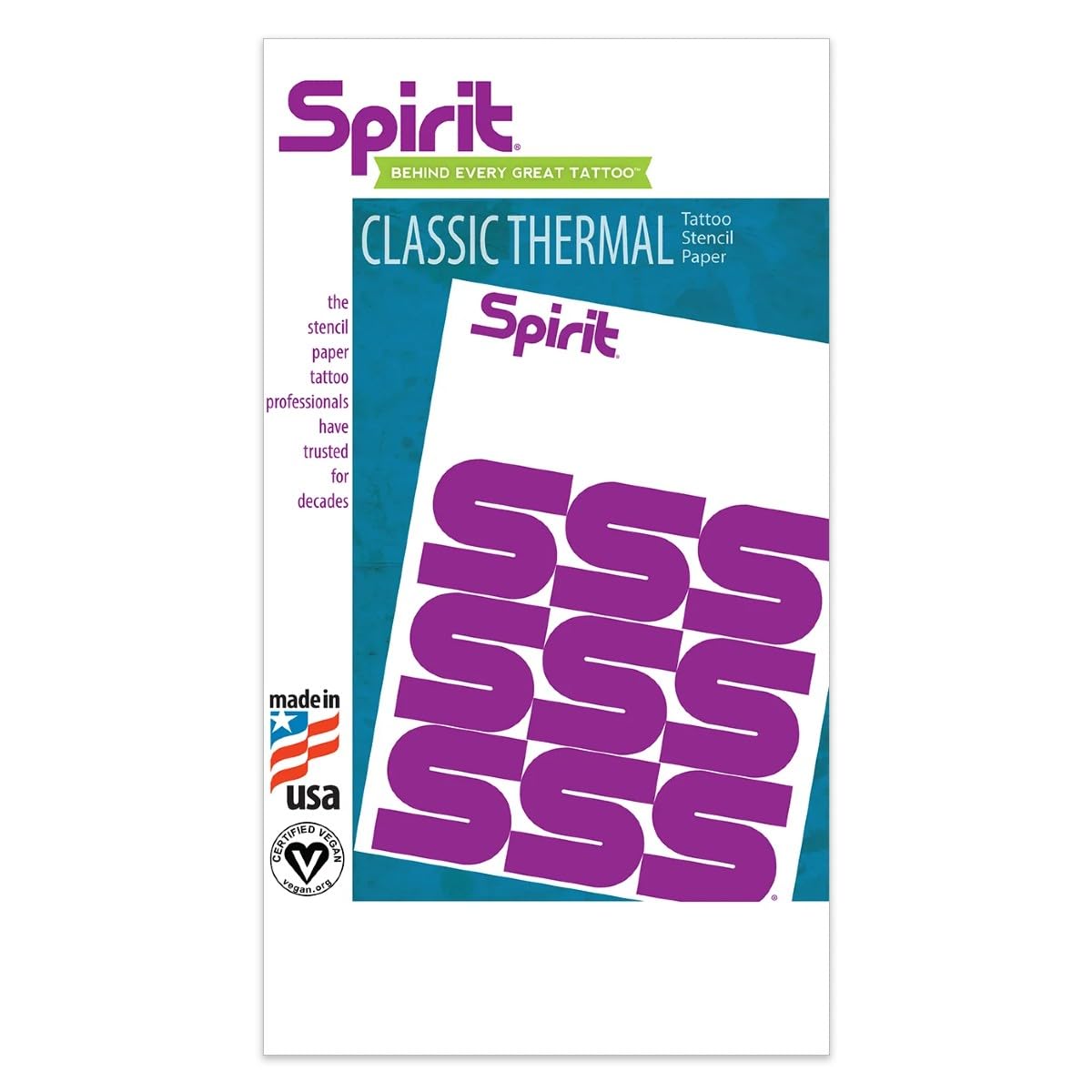 Foto 2 pulgar | Plantilla Térmica Para Tatuajes, Papel De Transferencia Spirit Classic, 100 Hojas - Venta Internacional.
