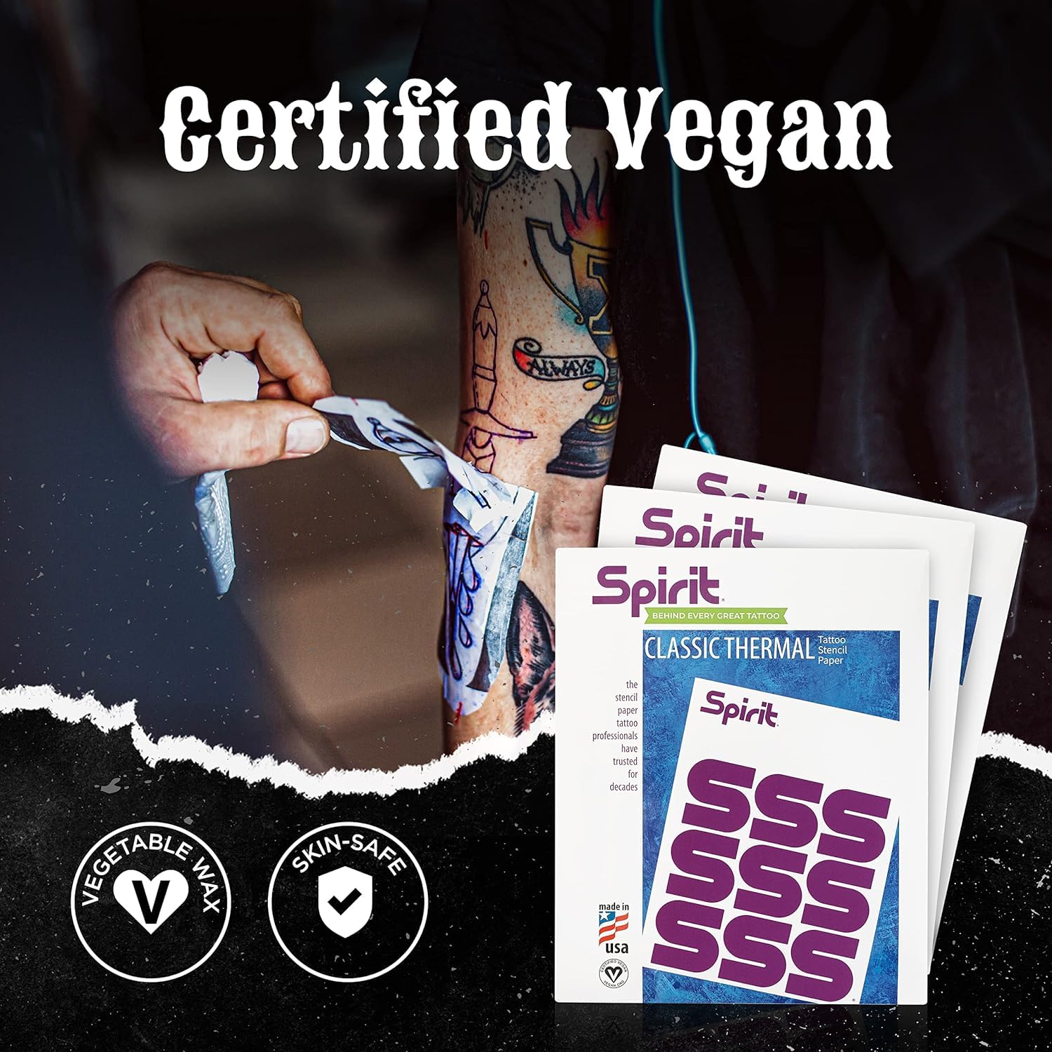 Foto 5 pulgar | Papel Para Transferencia De Tatuajes Spirit, Tamaño A4, 100 Hojas - Venta Internacional.