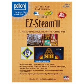 Foto 1 | Estabilizador De Tela Pellon Ez Steam Ii, 12 X 9 Hojas, 5 Unidades, Color Blanco - Venta Internacional.