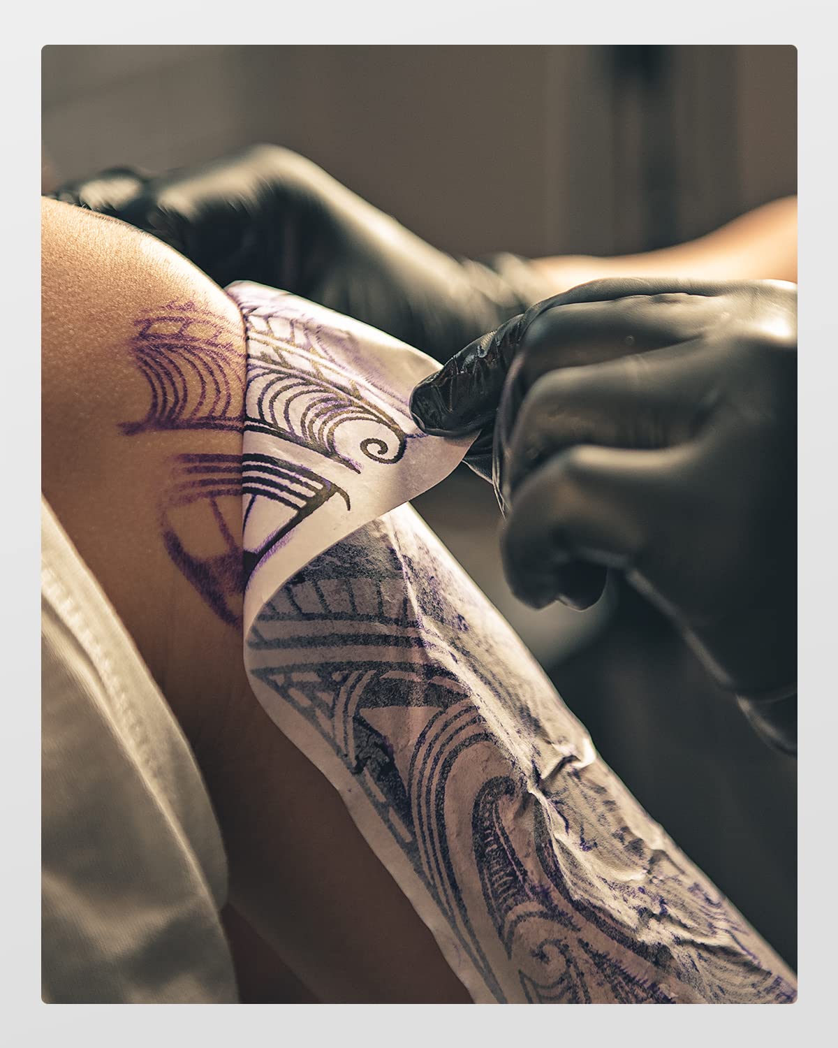Foto 6 | Papel De Transferencia De Tatuajes Phomemo, 100 Hojas, Tamaño A4 - Venta Internacional.