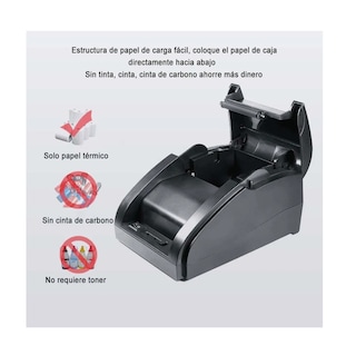 Foto 3 | Impresora Térmica Pos Usb 58mm Bluetooth Eo Safe Imports Esi-3239 color Negro
