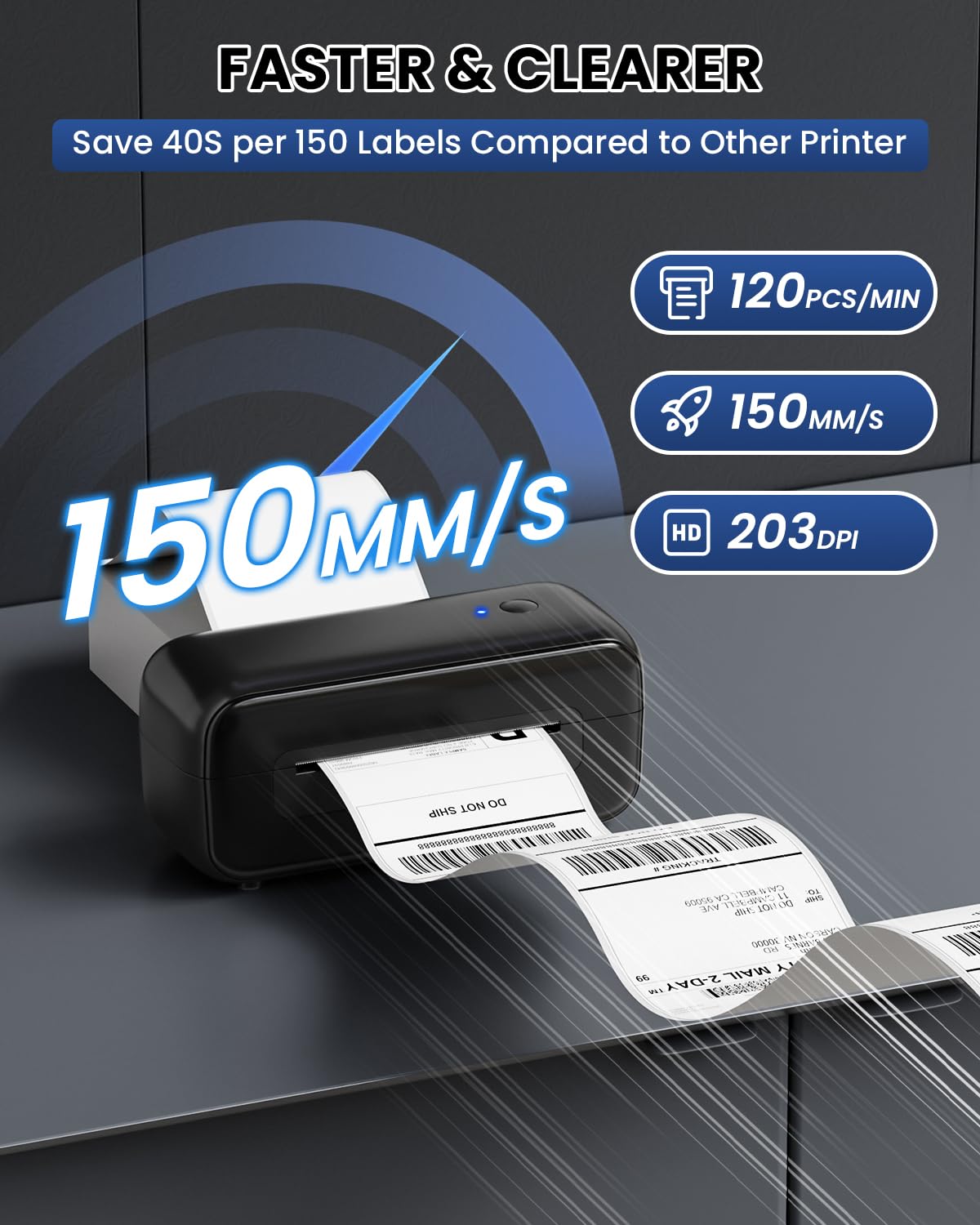 Foto 4 | Impresora Térmica De Etiquetas Phomemo Bluetooth 4x6 Para Envío - Venta Internacional.