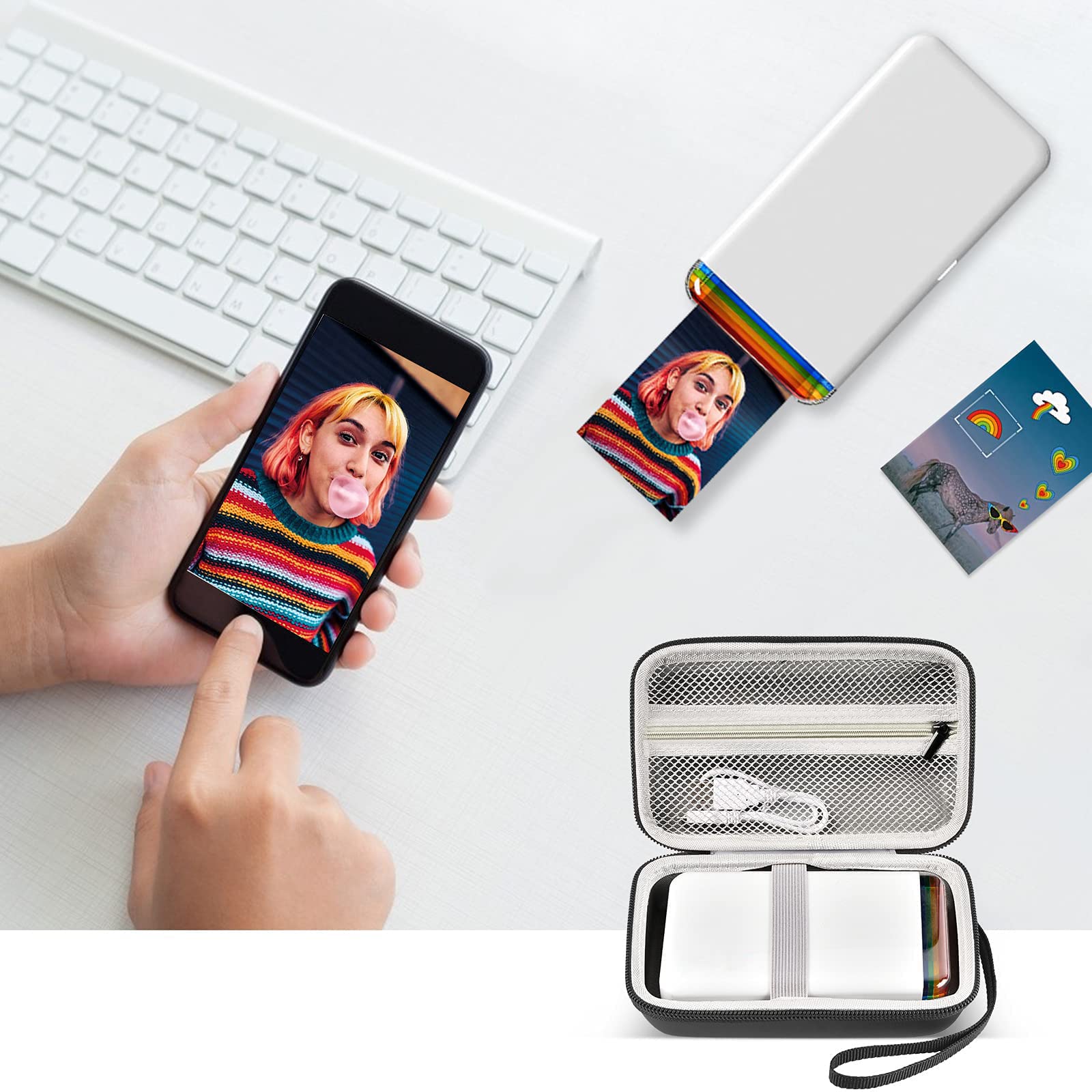Foto 6 | Funda Compatible Con La Impresora Bluetooth Polaroid Hi-print 9046 - Venta Internacional.