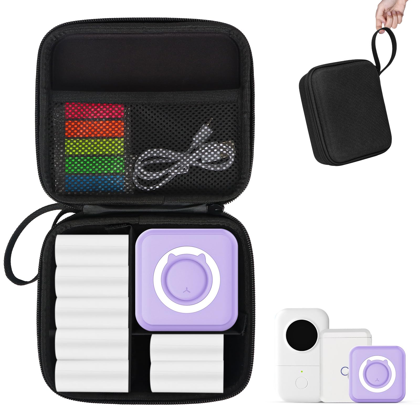 Foto 2 pulgar | Funda De Transporte Qychhj Para La Miniimpresora Phomemo T02/memoking - Venta Internacional.