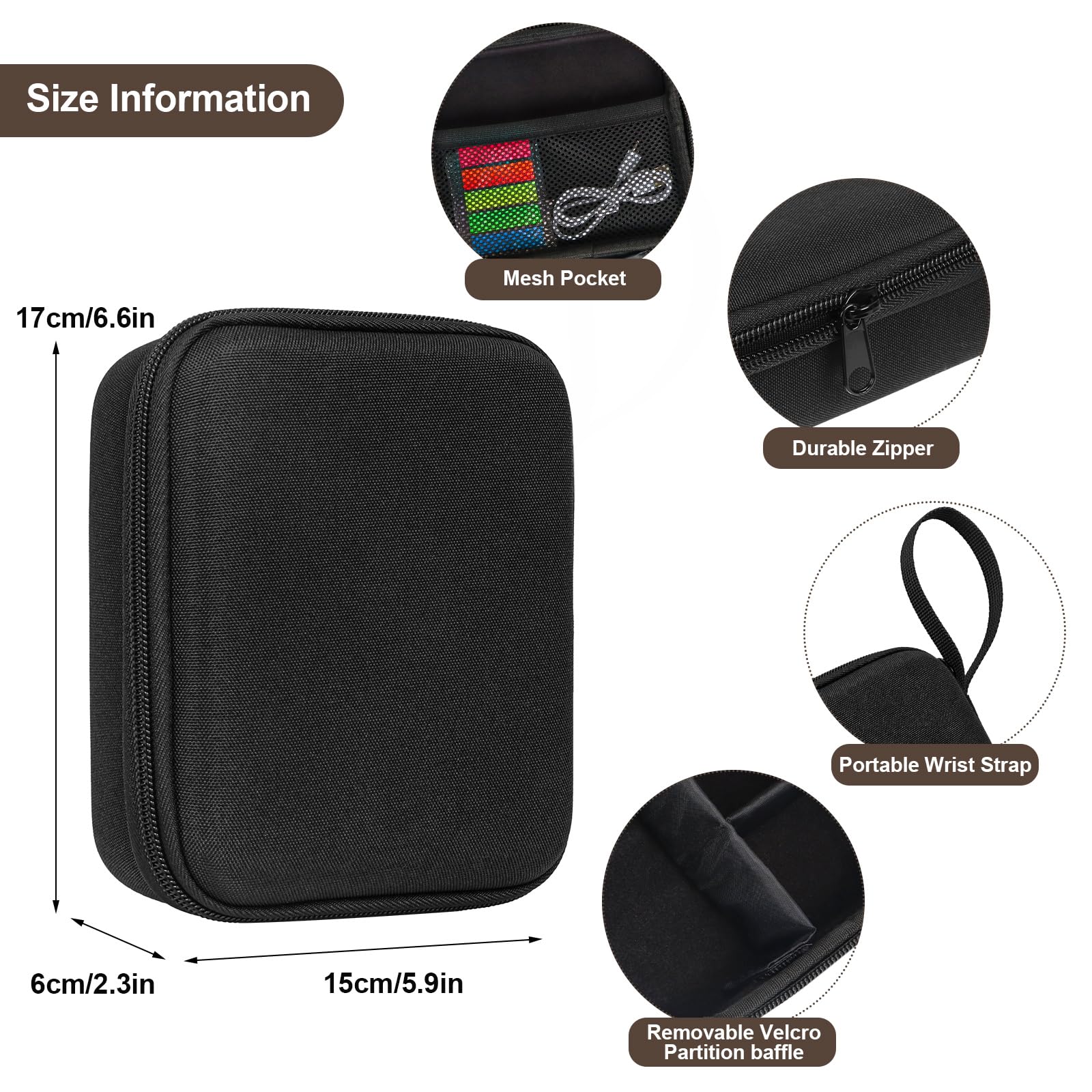 Foto 4 pulgar | Funda De Transporte Qychhj Para La Miniimpresora Phomemo T02/memoking - Venta Internacional.