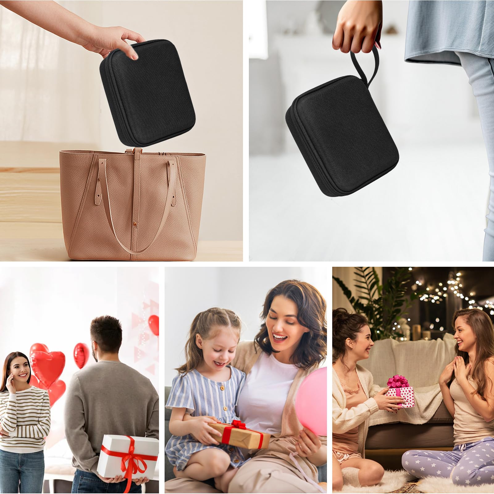 Foto 7 | Funda De Transporte Qychhj Para La Miniimpresora Phomemo T02/memoking - Venta Internacional.