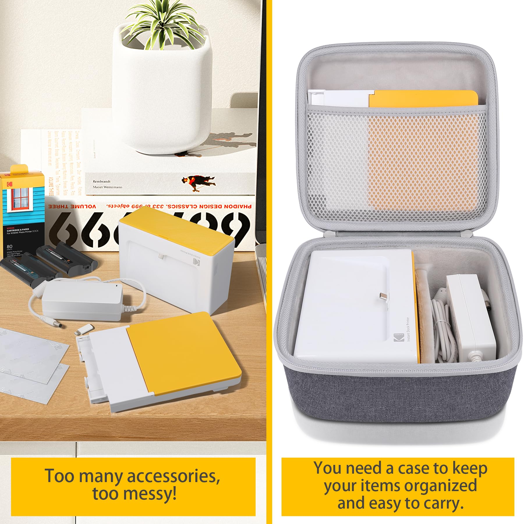 Foto 2 | Funda Rígida Para La Impresora Fotográfica Instantánea Kodak Dock Plus 4pass - Venta Internacional.