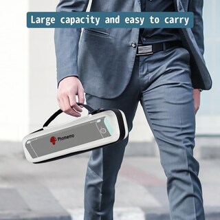 Foto 7 | Bolsa De Impresora Phomemo M08f Blanca Para Viajes Con Impermeable - Venta Internacional.