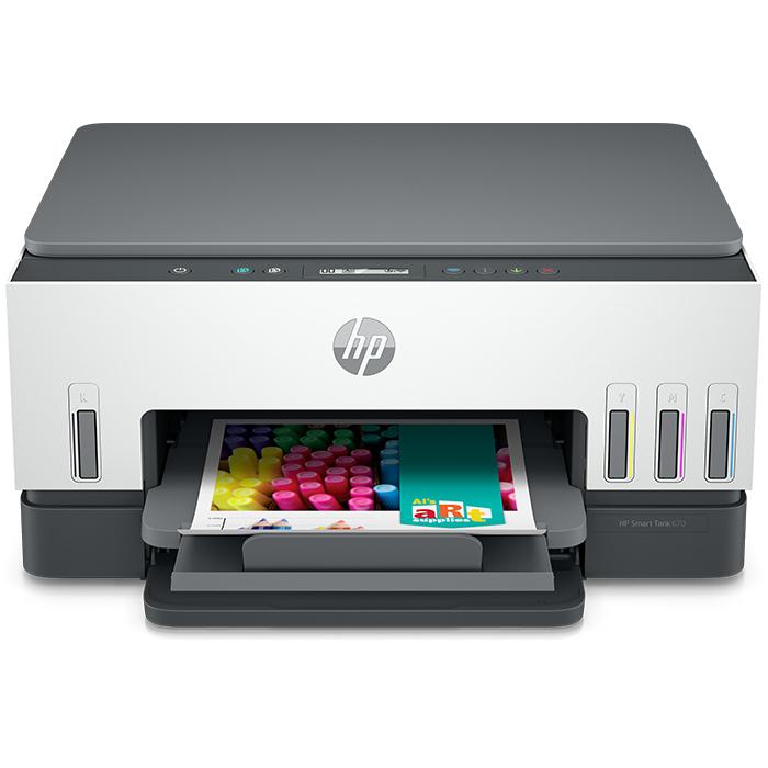 Foto 1 | Multifuncional HP Smart Tank color Blanco 670 Color WIFI USB Dúplex Alámbrico