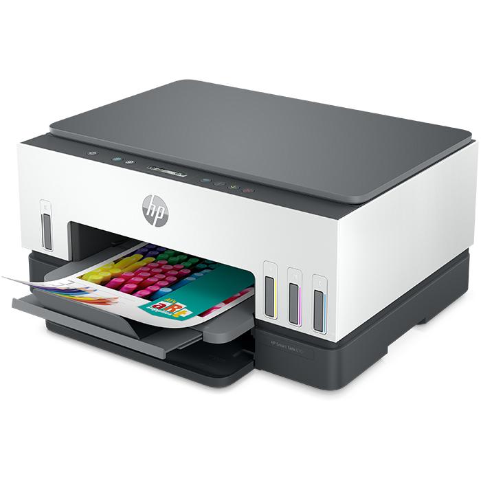 Foto 3 | Multifuncional HP Smart Tank color Blanco 670 Color WIFI USB Dúplex Alámbrico