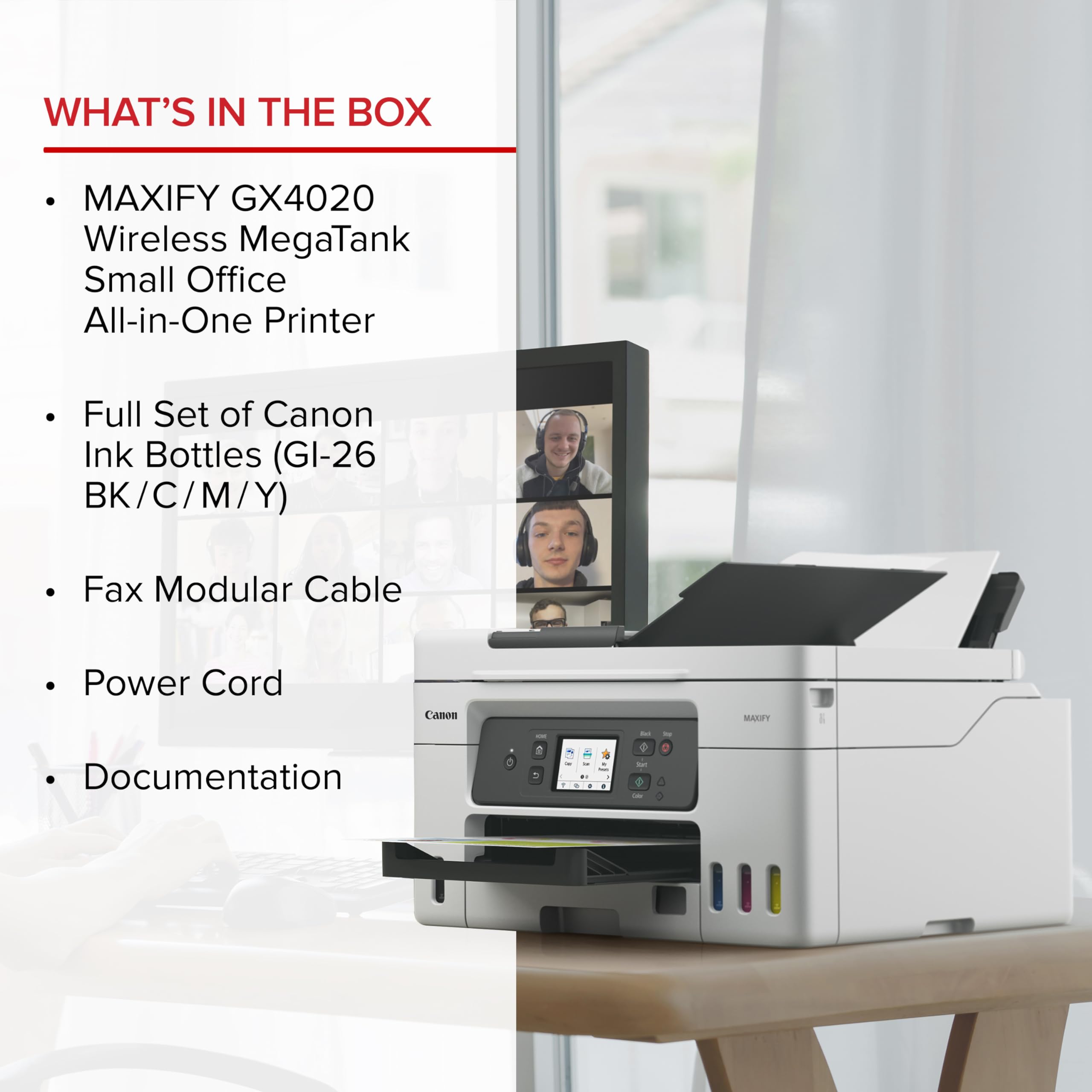 Foto 4 | Impresora Canon Megatank Gx4020 Inalámbrica Multifunción Supertank - Venta Internacional.