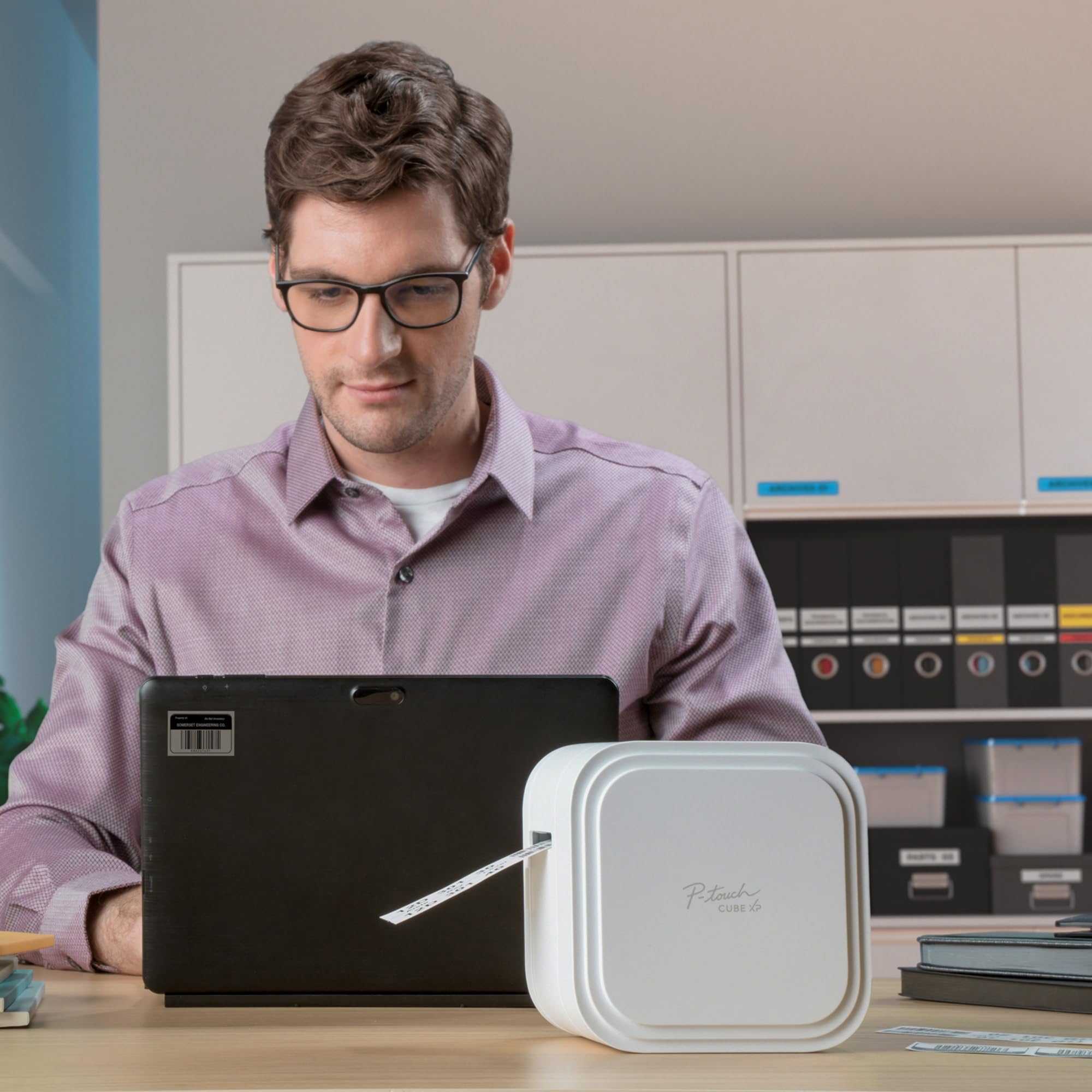 Foto 3 | Rotuladora Brother P-touch Cube Xp Pt-p910bt Bluetooth - Venta Internacional.