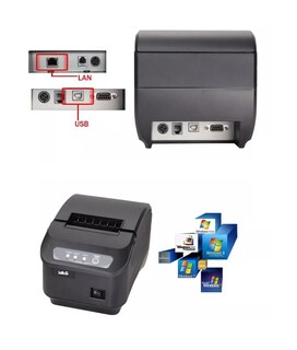 Foto 5 | Impresora Térmica De Tickets Lab.g Usb C/autocorte Negro