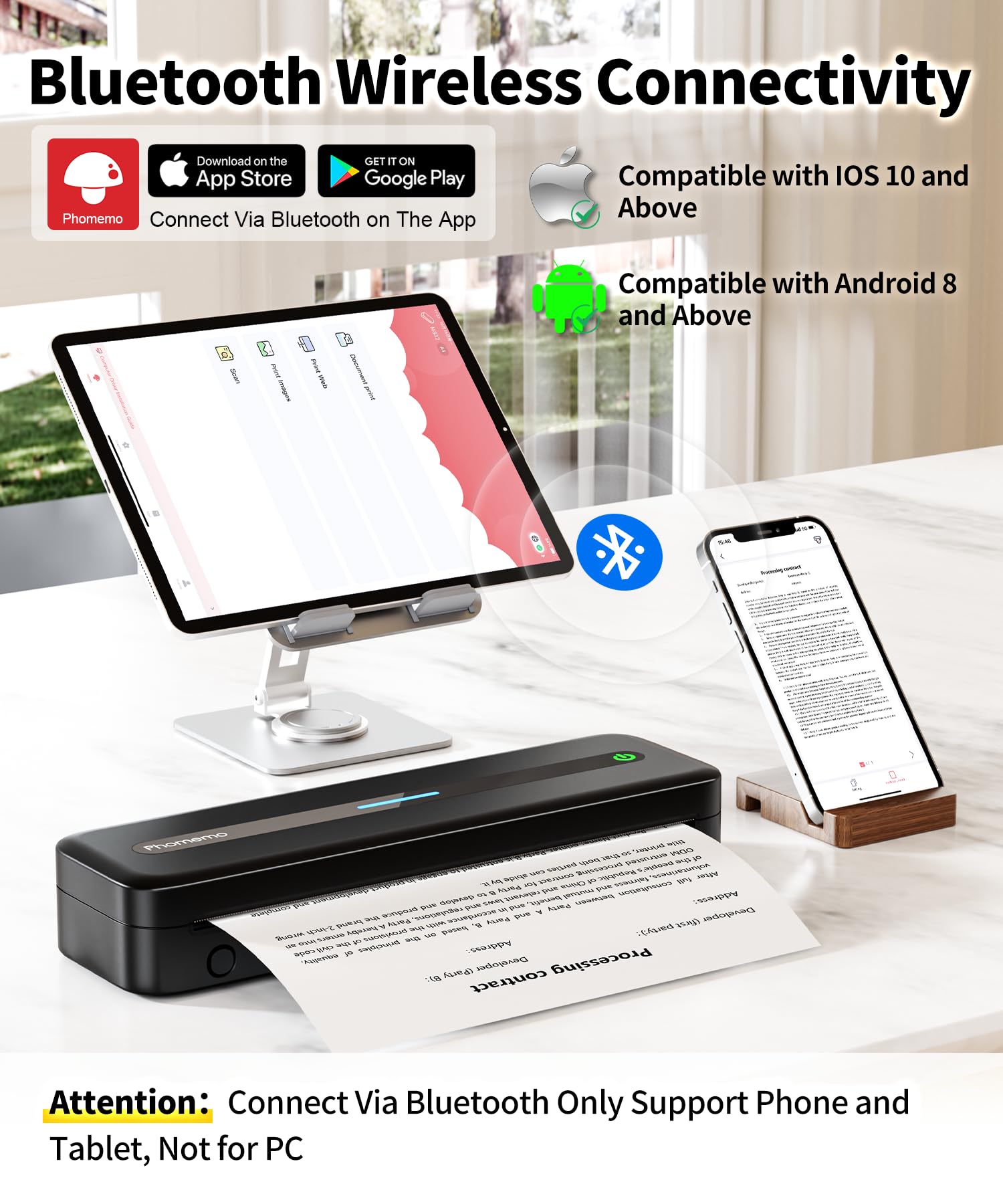 Foto 5 | Impresora Portátil Phomemo M832 Sin Tinta Bluetooth Travel - Venta Internacional.