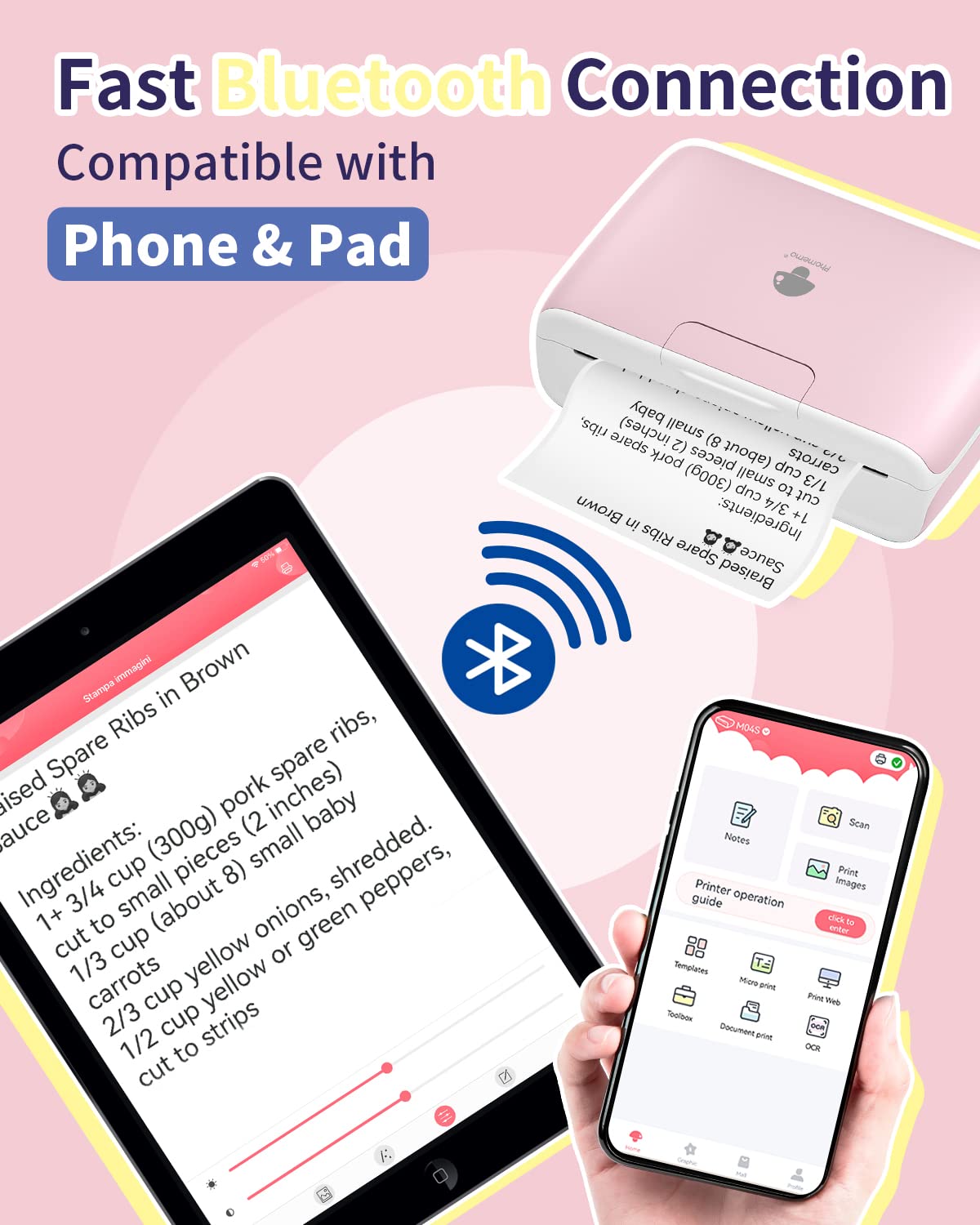 Foto 5 | Impresora Térmica Portátil Phomemo 4 M04s Bluetooth 300dpi - Venta Internacional.