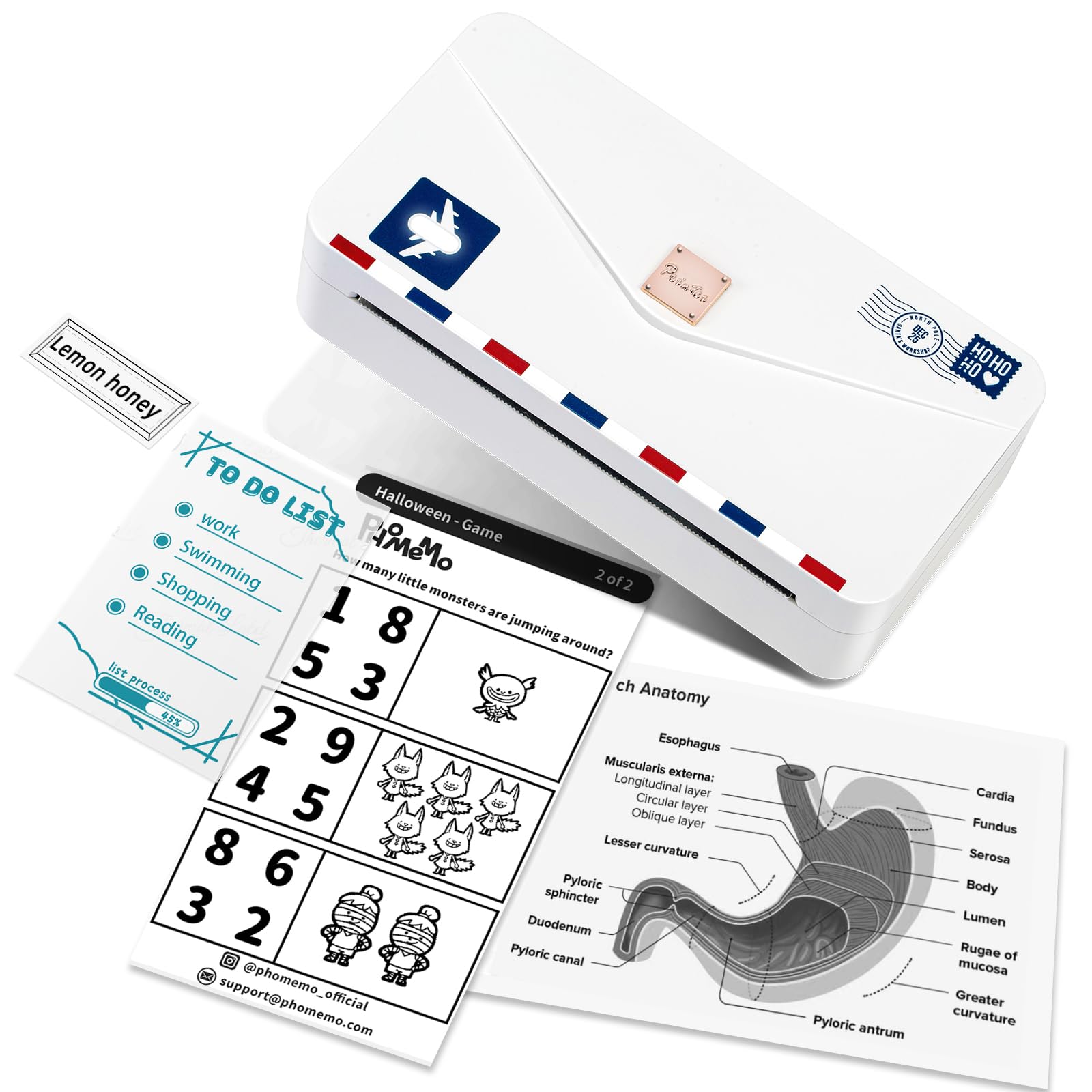Impresora Térmica Portátil Phomemo M04as Bluetooth De 4 Pulgadas - Venta Internacional.