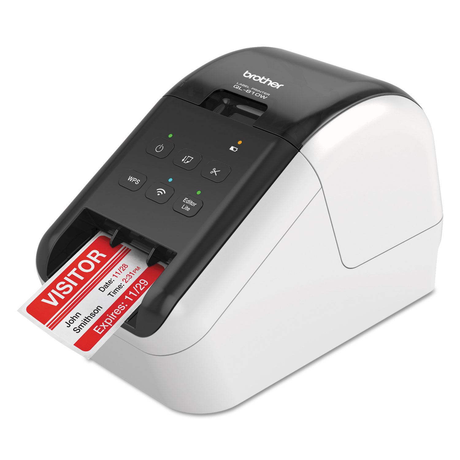 Foto 1 | Impresora De Etiquetas Electrónicas Inalámbricas Brother Ql810w Negra - Venta Internacional.