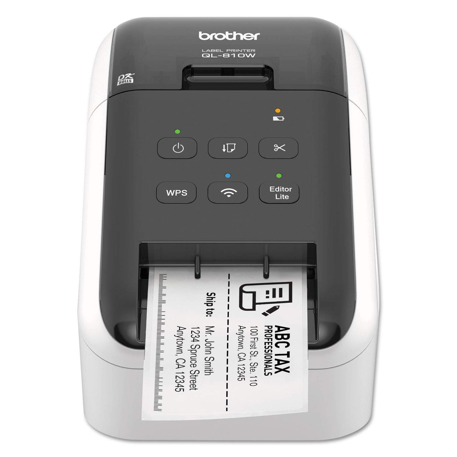 Foto 5 | Impresora De Etiquetas Electrónicas Inalámbricas Brother Ql810w Negra - Venta Internacional.
