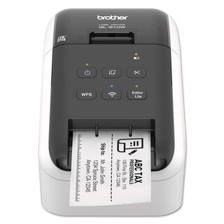 Foto 5 | Impresora De Etiquetas Electrónicas Inalámbricas Brother Ql810w Negra - Venta Internacional.