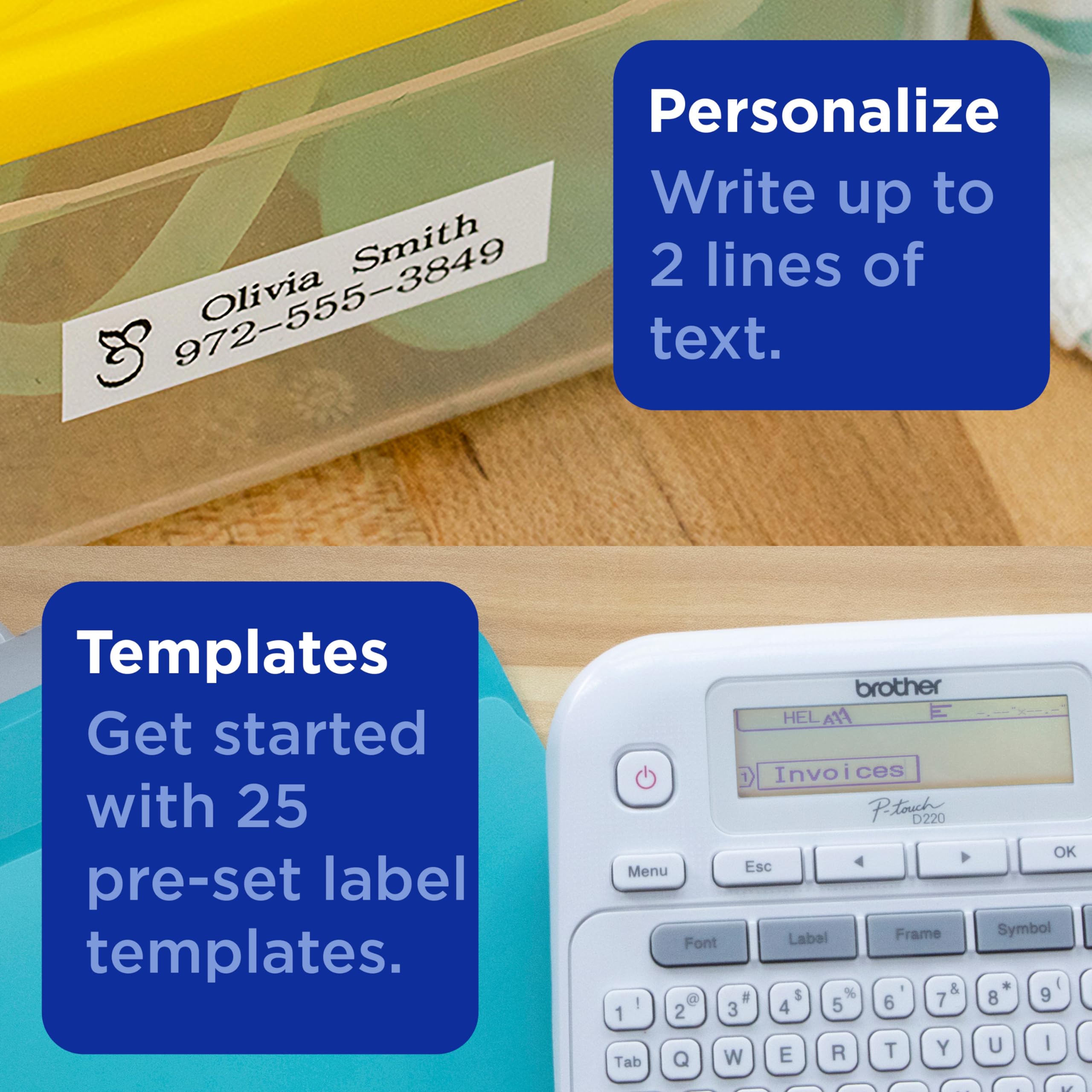 Foto 5 | Impresora Térmica Label Maker Brother P-touch Ptd220 - Venta Internacional.