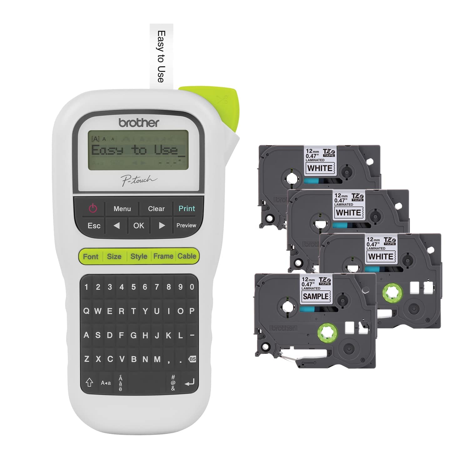 Rotuladora Brother P-touch Pth110bp Portátil Con 4 Cintas - Venta Internacional.