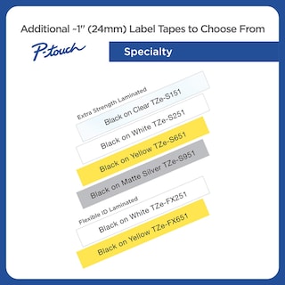 Foto 5 | Tape Brother P-touch Tze-252 Original De 24 Mm, Rojo Sobre Blanco - Venta Internacional.