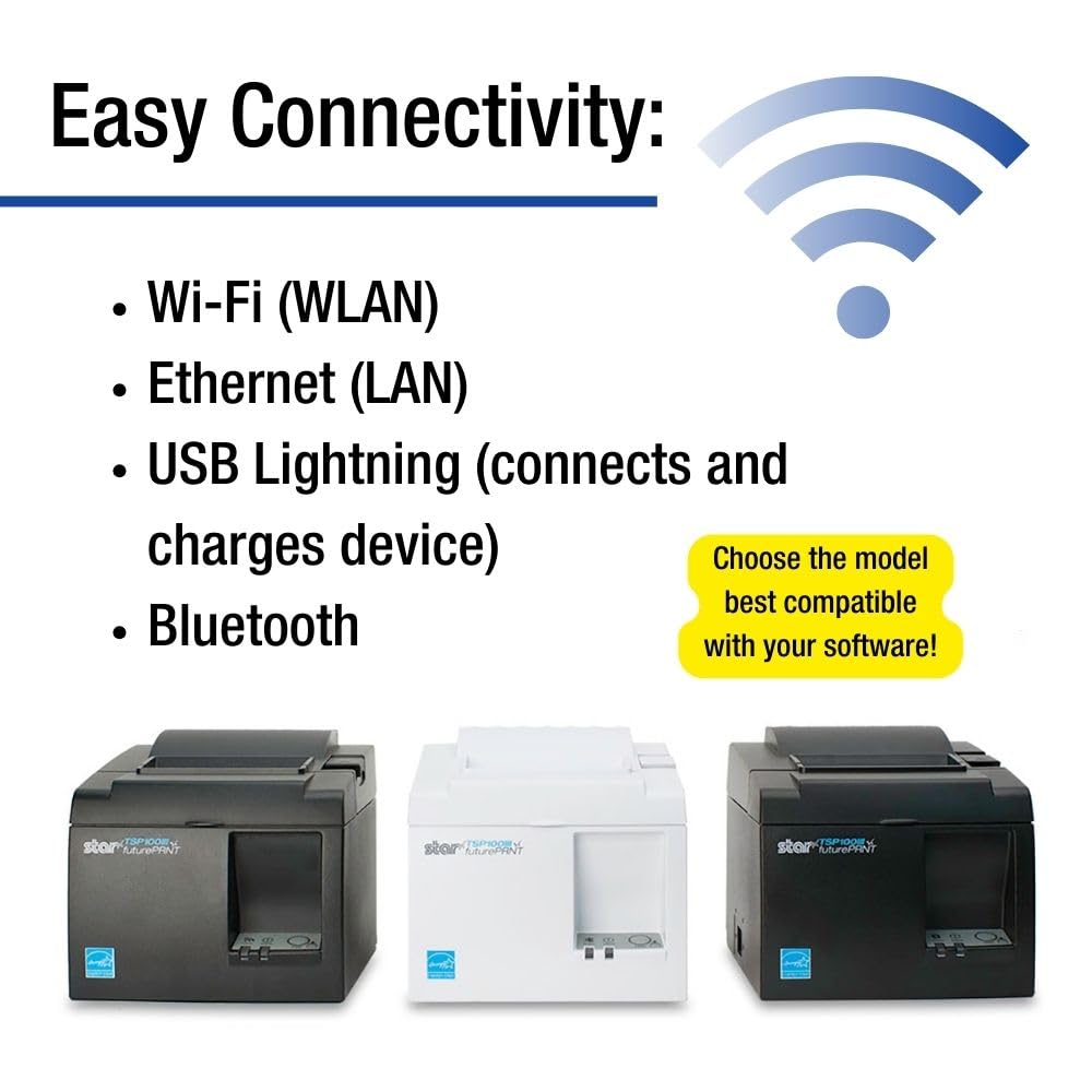 Foto 5 | Impresora Térmica De Recibos Star Micronics Tsp143iiiw Wi-fi - Venta Internacional.