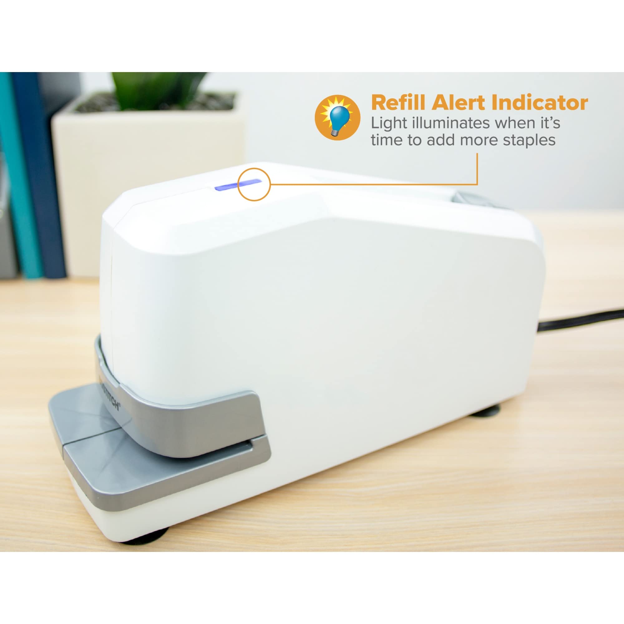 Foto 4 | Grapadora Eléctrica Bostitch Office Impulse, 25 Hojas, Color Blanco - Venta Internacional.