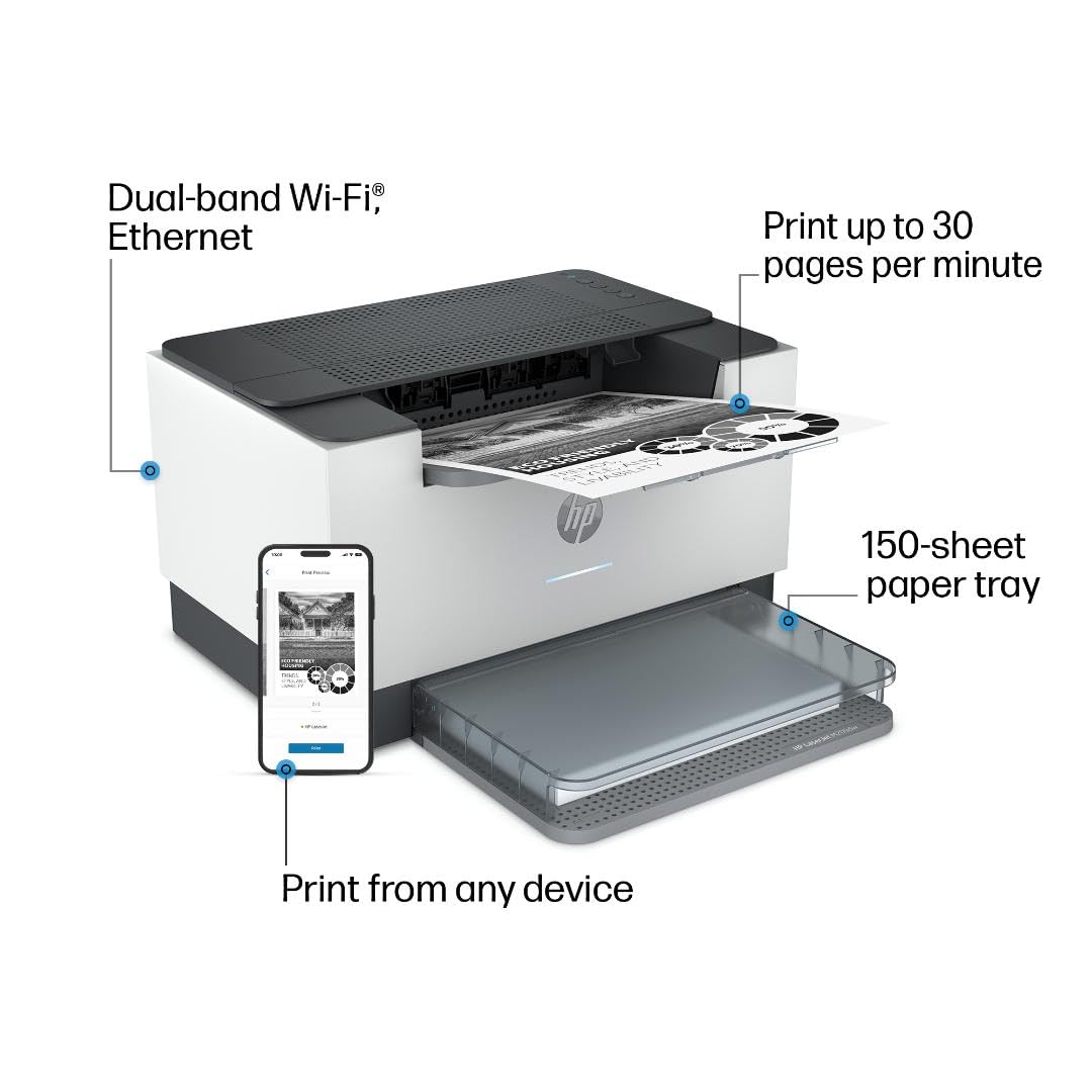 Foto 5 pulgar | Impresora Inalámbrica Hp Laserjet M209dw Blanco y Negro-Venta Internacional