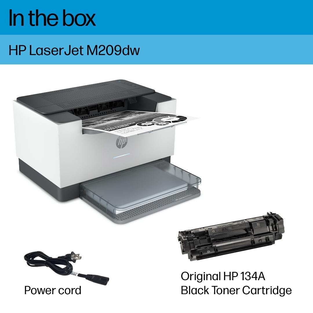Foto 6 pulgar | Impresora Inalámbrica Hp Laserjet M209dw Blanco y Negro-Venta Internacional