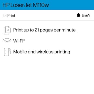 Foto 2 | Impresora Inalámbrica Hp Laserjet M110w Imprime 21 Ppm En Blanco Y Negro - Venta Internacional.