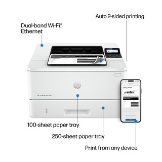 Foto 4 | Impresora Hp Laserjet Pro 4001dw Inalámbrica En Blanco Y Negro - Venta Internacional.