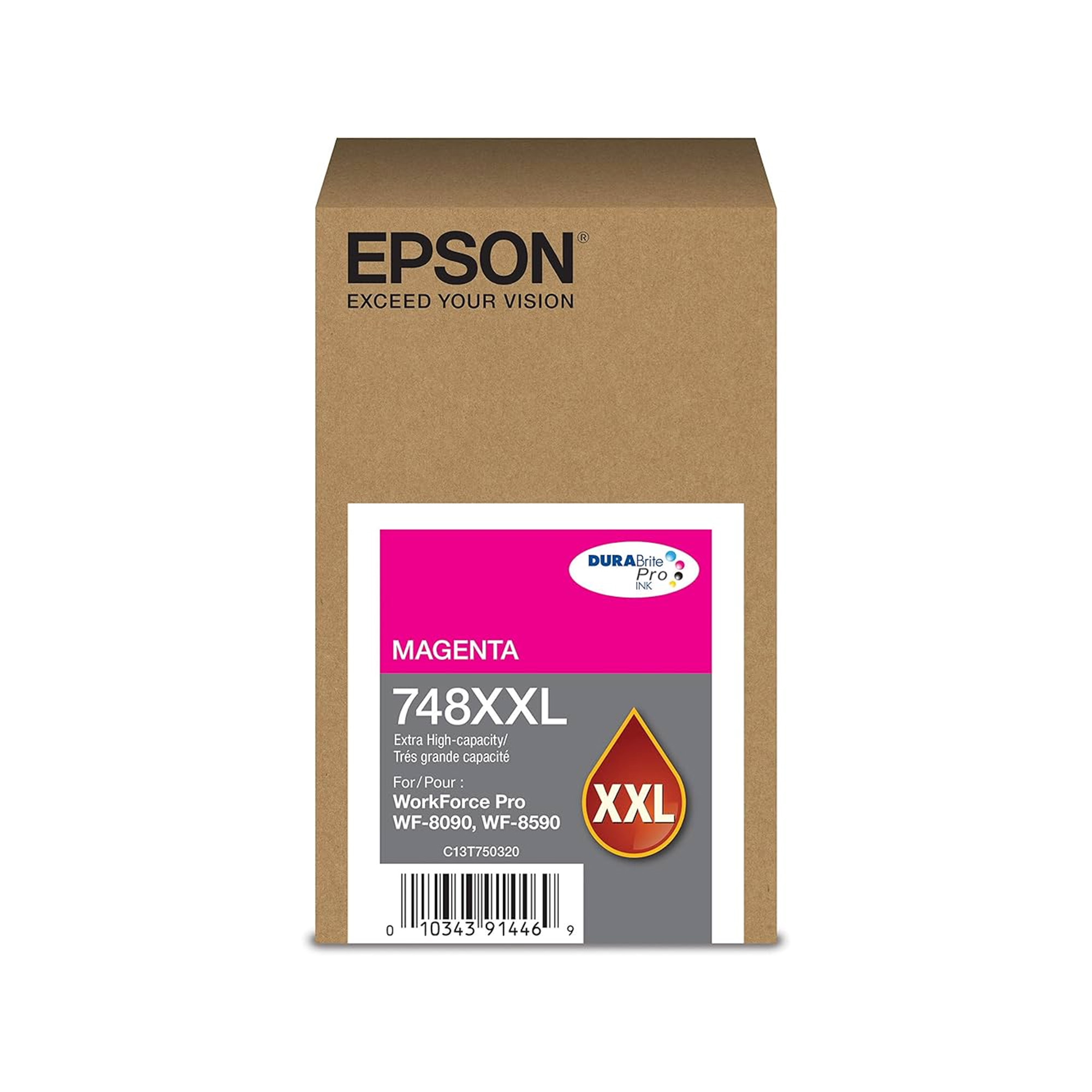 Foto 2 | Cartucho de Tinta Epson T748 Xxl 7 Mil Páginas Magenta