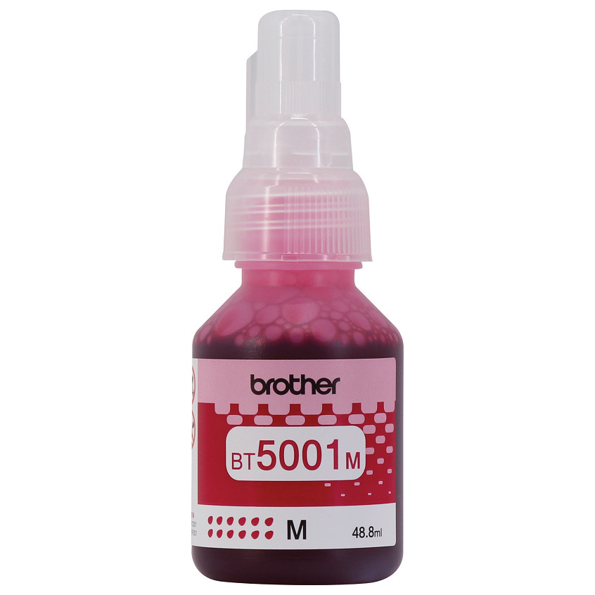 Foto 2 pulgar | Tinta Brother BT5001M Magenta de Alto Rendimiento para Impresoras Inkjet T300/T500/T700/T800