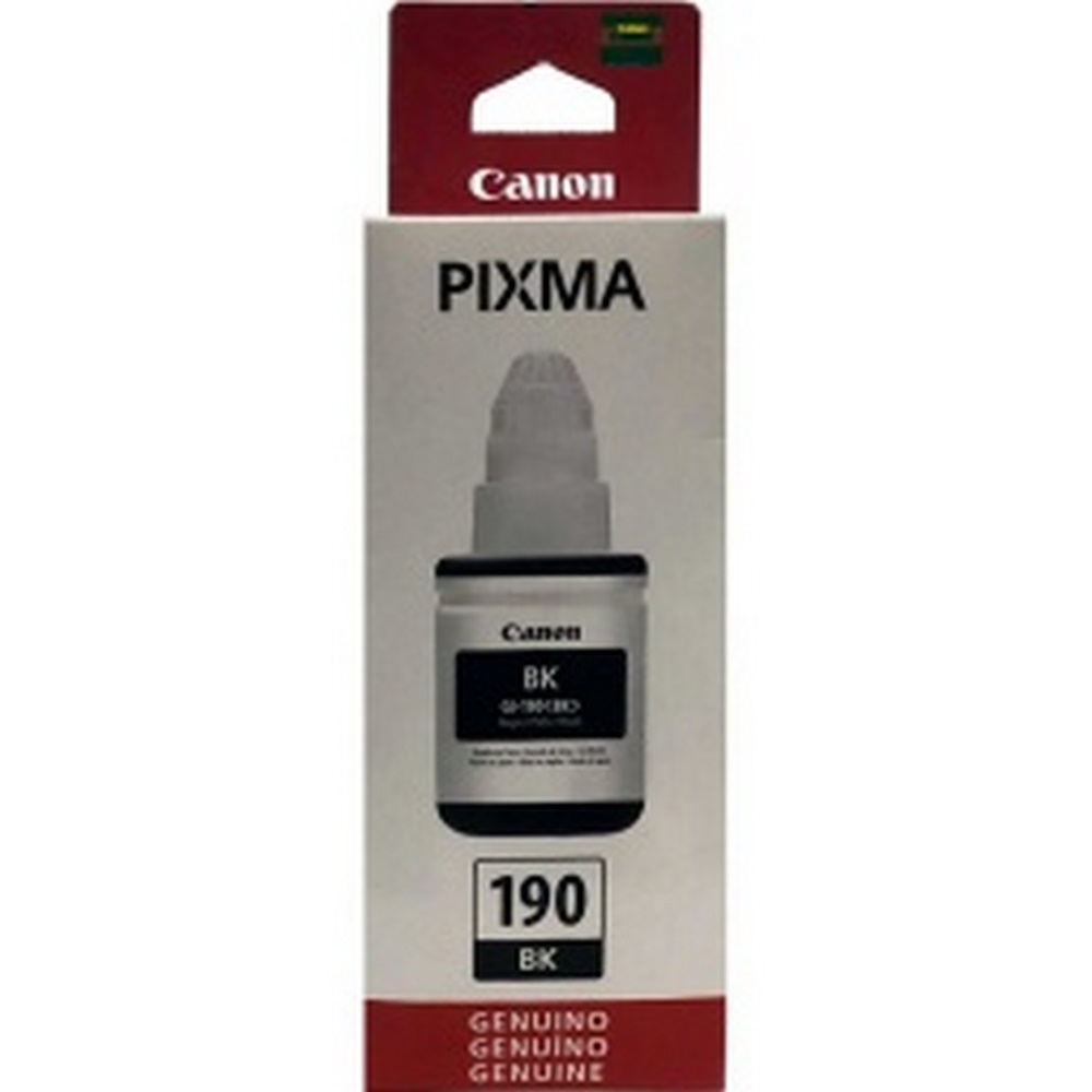 Tinta Canon Gi-190 0667c001aa color Negro Bote Pixma G1100/g2100/g3100 Rinde 6000 Páginas