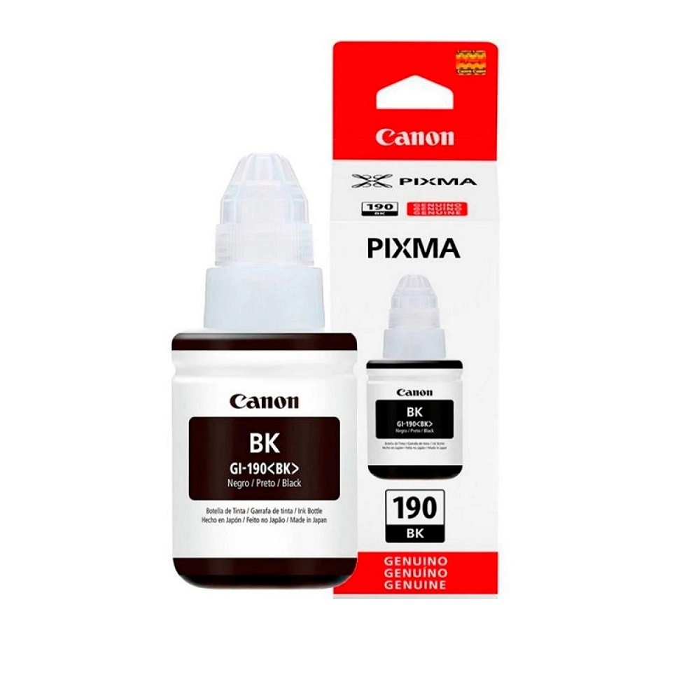 Foto 2 | Tinta Canon Gi-190 0667c001aa color Negro Bote Pixma G1100/g2100/g3100 Rinde 6000 Páginas