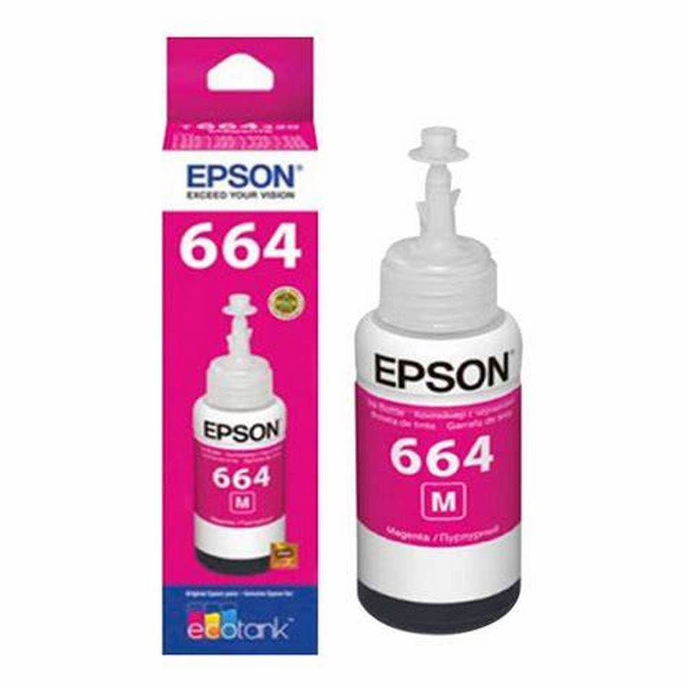 Foto 2 pulgar | Tinta Epson 664 T664320-al Magenta Bote Inkjet Ecotank (6 500 Pag)