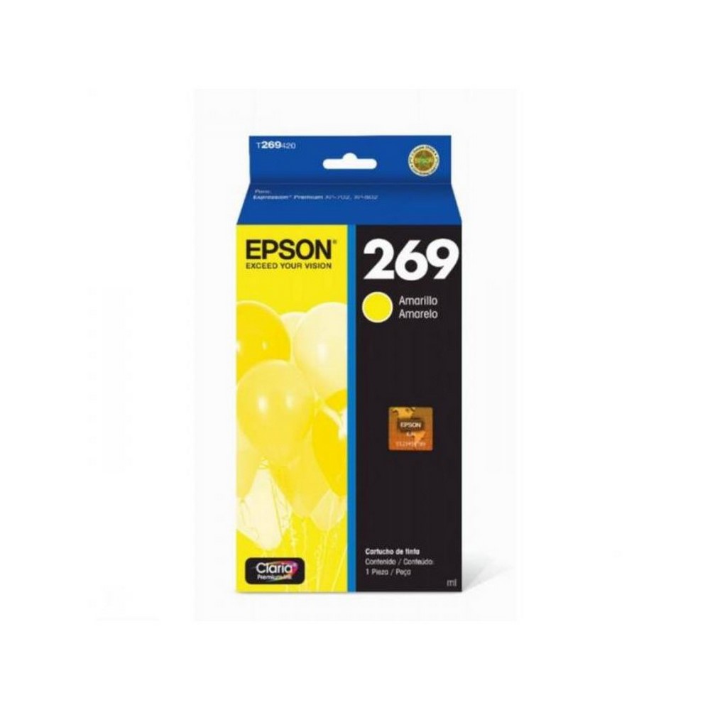 Foto 2 pulgar | Tinta Epson 269 T269420-al Amarillo Expression Premiumxp-702c11cc46211 Xp-702 (450 Pag)