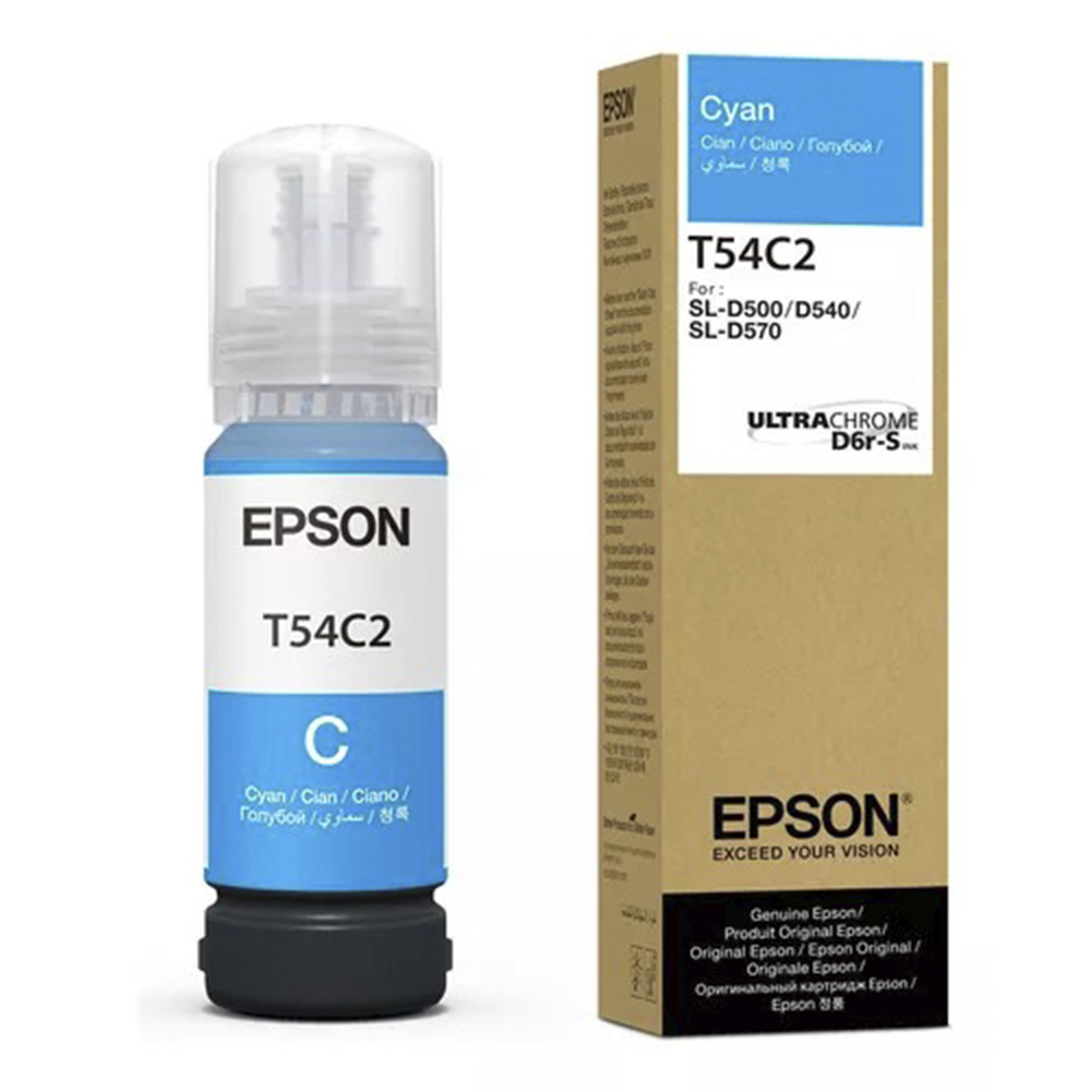 Foto 2 pulgar | Tinta Epson T54c Cian 70ml T54c220 D750