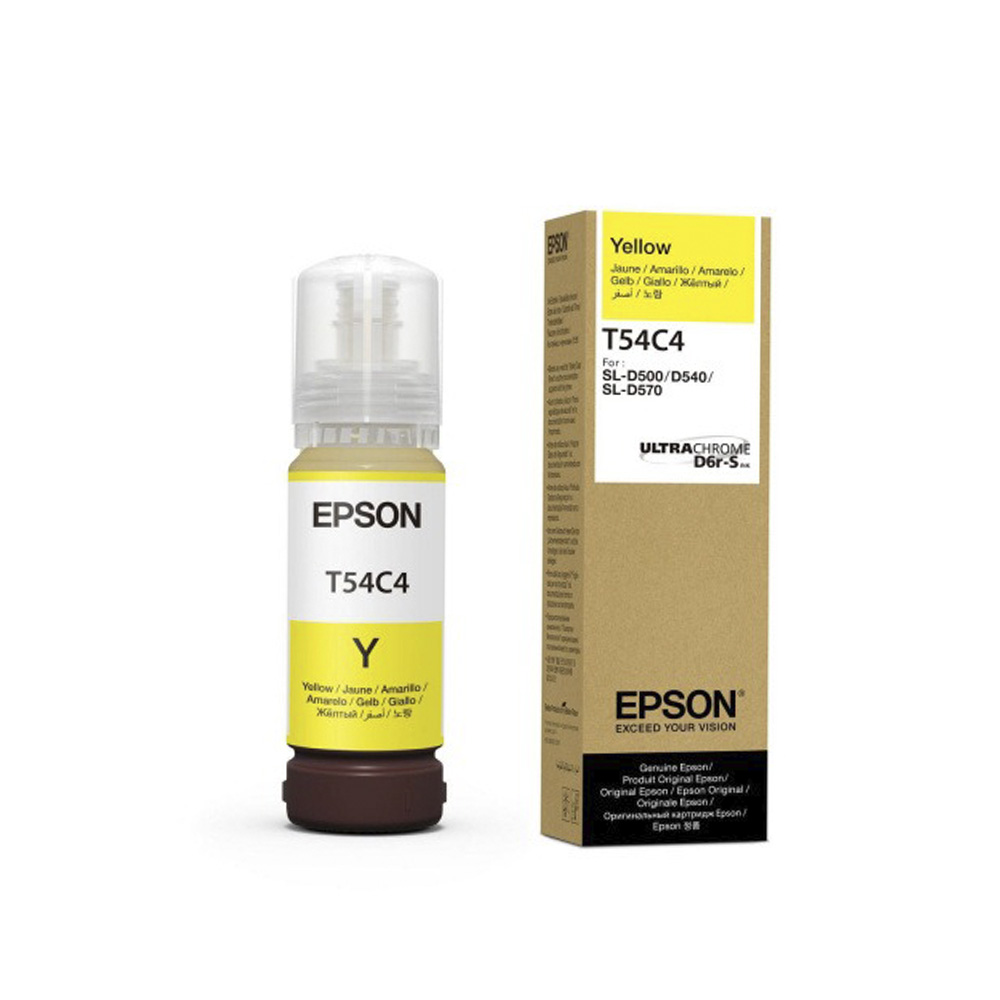 Foto 2 pulgar | Tinta Epson T54c Amarillo 70ml T54c420 D750