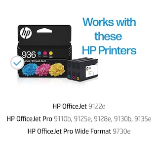 Foto 2 | Cartuchos De Tinta Hp 936 De Rendimiento Estándar Cian/magenta/amarillo, Paquete De 3 - Venta Internacional.