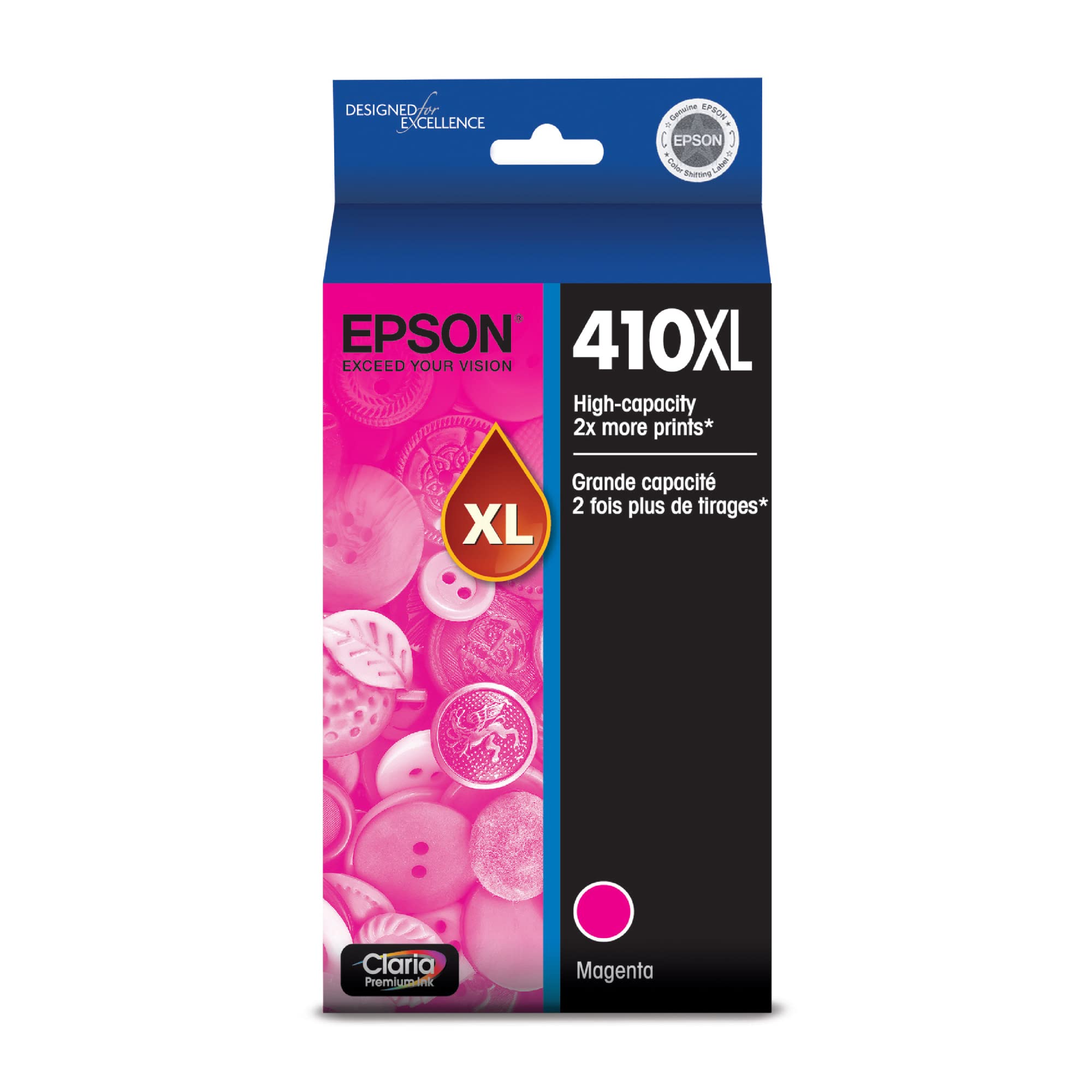 Cartucho De Tinta Epson 410 Claria Premium High Capacity Magenta - Venta Internacional.