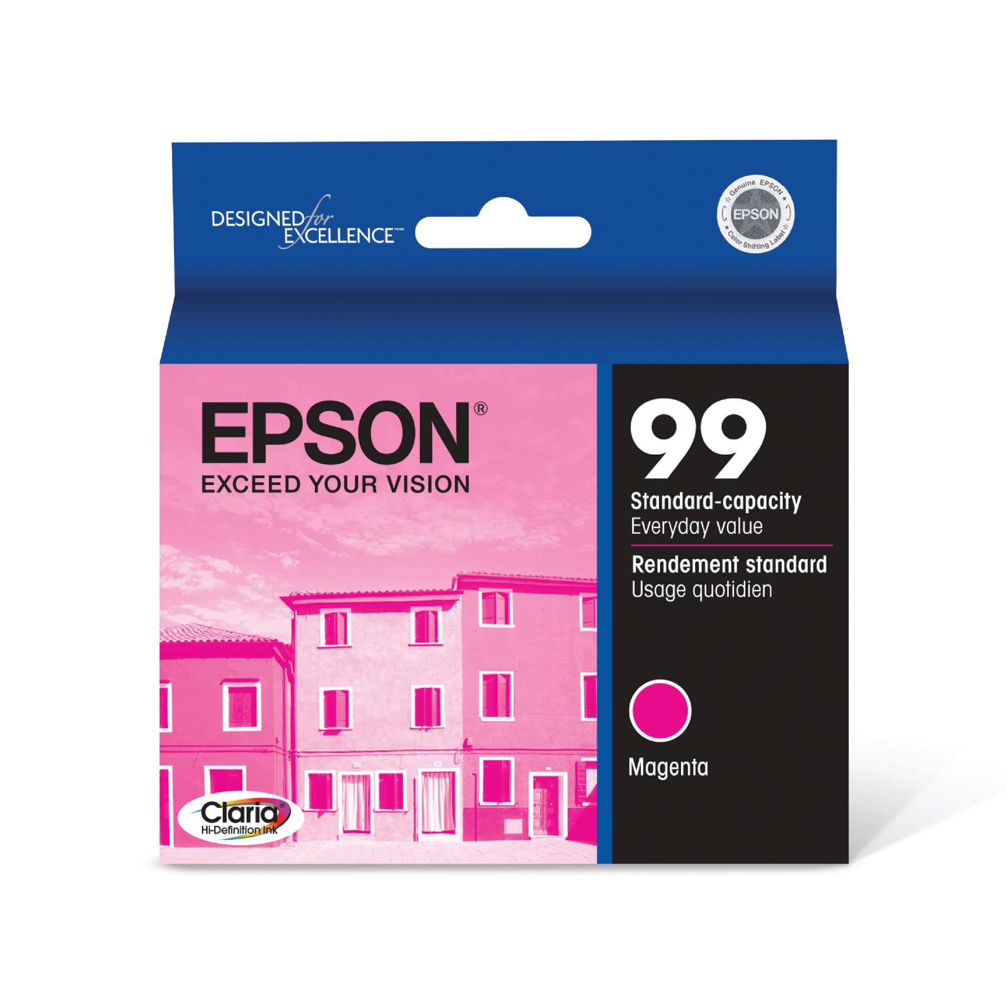 Cartucho De Tinta Epson 99 Claria Hi-definition Magenta T099320-s - Venta Internacional.