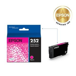 Foto 2 | Cartucho De Tinta Epson 252 Durabrite Ultra Magenta T252320 - Venta Internacional.