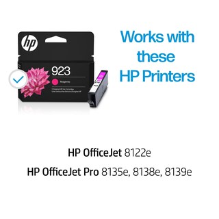Foto 2 | Cartucho de Tinta Hp 923 Magenta Officejet 8120 Pro 8130 400p - Venta Internacional
