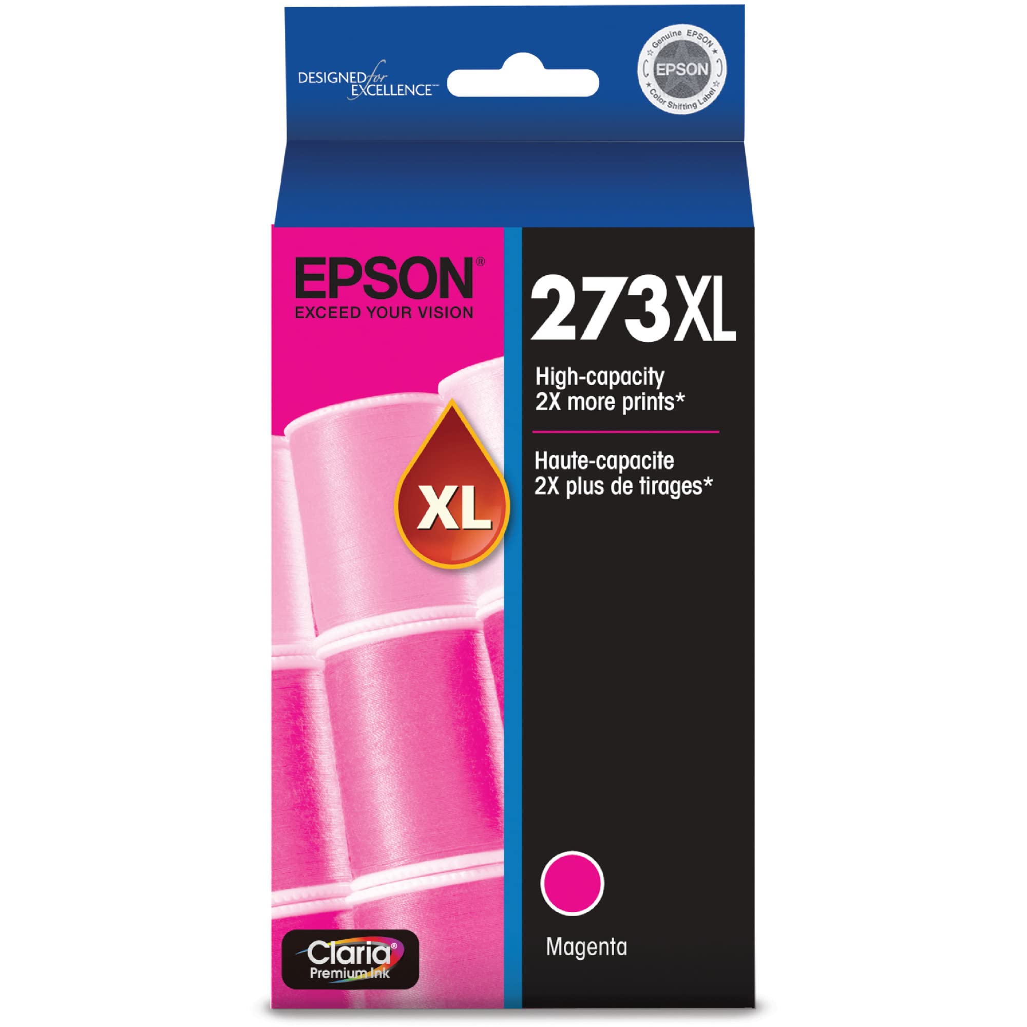 Foto 2 pulgar | Cartucho Tinta Epson 273 Claria High Capacity Magenta T273xl320-s - Venta Internacional