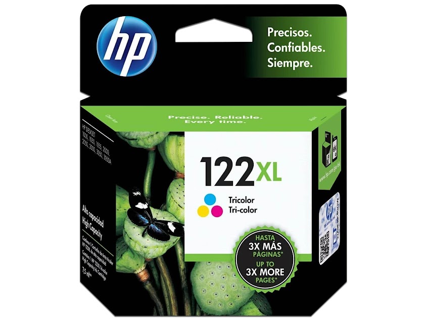 Foto 2 pulgar | Cartucho de Tinta HP 122XL Tricolor Original